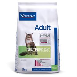 Virbac HPM Adult Neutered Cat. Kattefoder til neutraliserede voksne (dyrlæge diætfoder) 3 kg